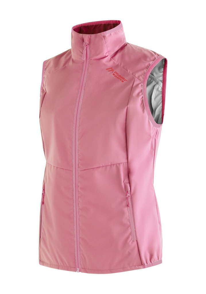ladies' vest Maier Sports BRIMS VEST W pink dawn