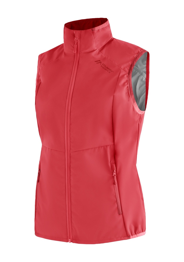 women's vest Maier Sports BRIMS VEST W watermelon red