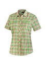 women's shirt Maier Sports KENDRA S/SW green/rose check