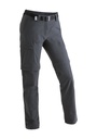 dámske nohavice Maier Sports Inara slim zip graphite