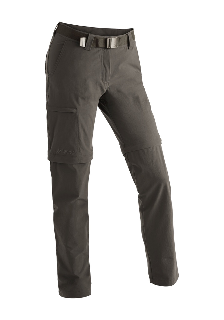 Damenhosen Maier Sports Inara slim zip teak
