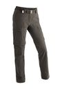 Damenhosen Maier Sports Inara slim zip teak
