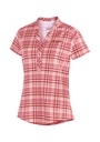 women's shirt Maier Sports ENZ S/SW rose / red check