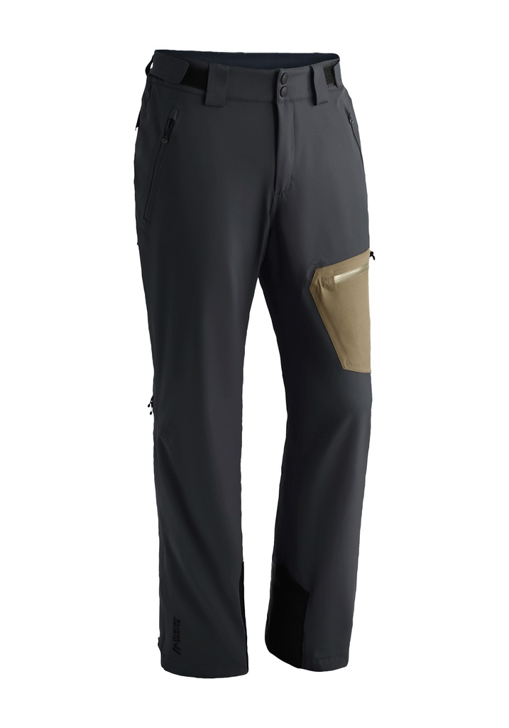 Herren-Skihosen Maier Sports Astun Pants 2.0 graphite/fawn