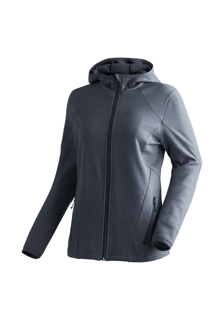 Damen-Sweatshirt Maier Sports Tesila Hood W graphite melange