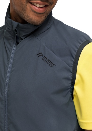 men's jacket Maier Sports BRIMS VEST M ombre blue/black