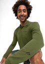 men's polo shirt Maier Sports ULRICH L/S military green