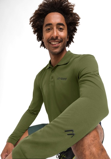 pánska polokošeľa Maier Sports ULRICH L/S military green