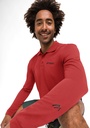 men's polo shirt Maier Sports ULRICH L/S hot chili