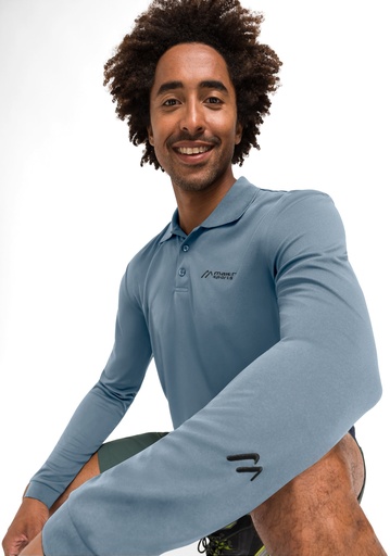 pánska polokošeľa Maier Sports ULRICH L/S stormy sea