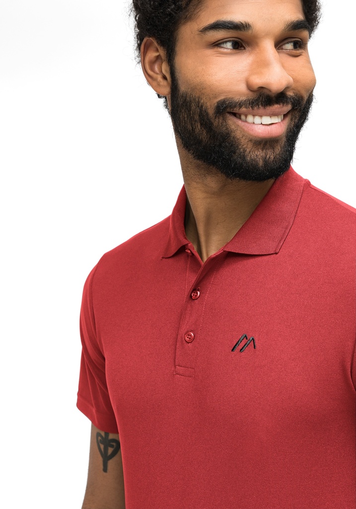men's polo shirt Maier Sports ULRICH hot chili