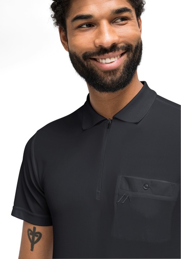 pánske polo tričko Maier Sports ARWIN 2.0 black