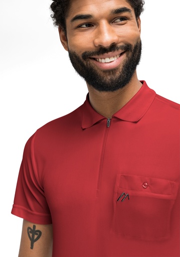pánske polo tričko Maier Sports ARWIN 2.0 hot chilli