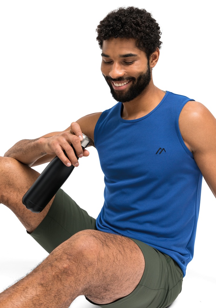 men's tank top Maier Sports PETER strong blue