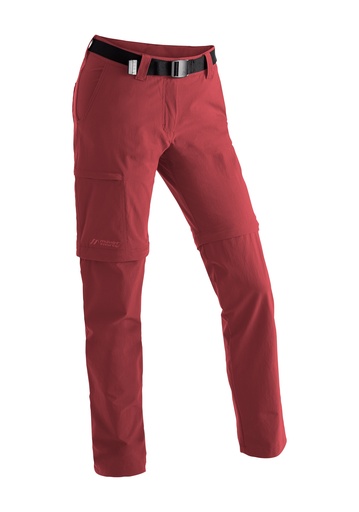 women's pants Maier Sports INARA SLIM ZIP sun dried tomato