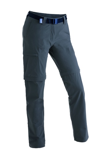 women's pants Maier Sports INARA SLIM ZIP ensign blue