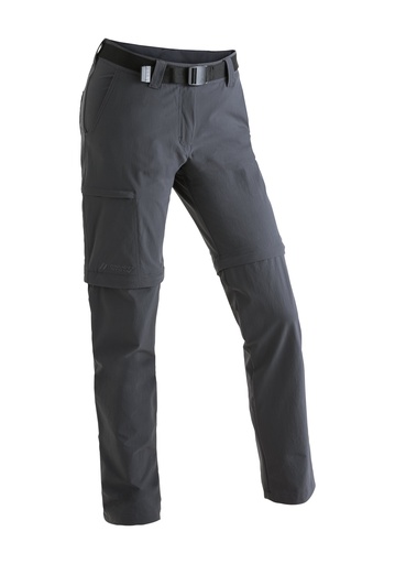 women's pants Maier Sports INARA SLIM ZIP graphite