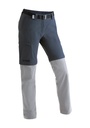 women's pants Maier Sports INARA SLIM ZIP graphite/sleet