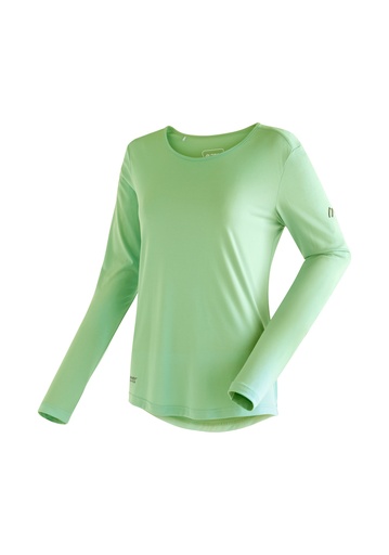 women's T-shirt Maier Sports HORDA L/SW branch brook green