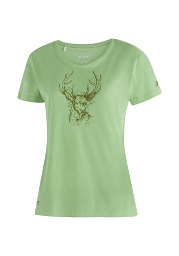 women's T-shirt Maier Sports LARIX W branch brook green