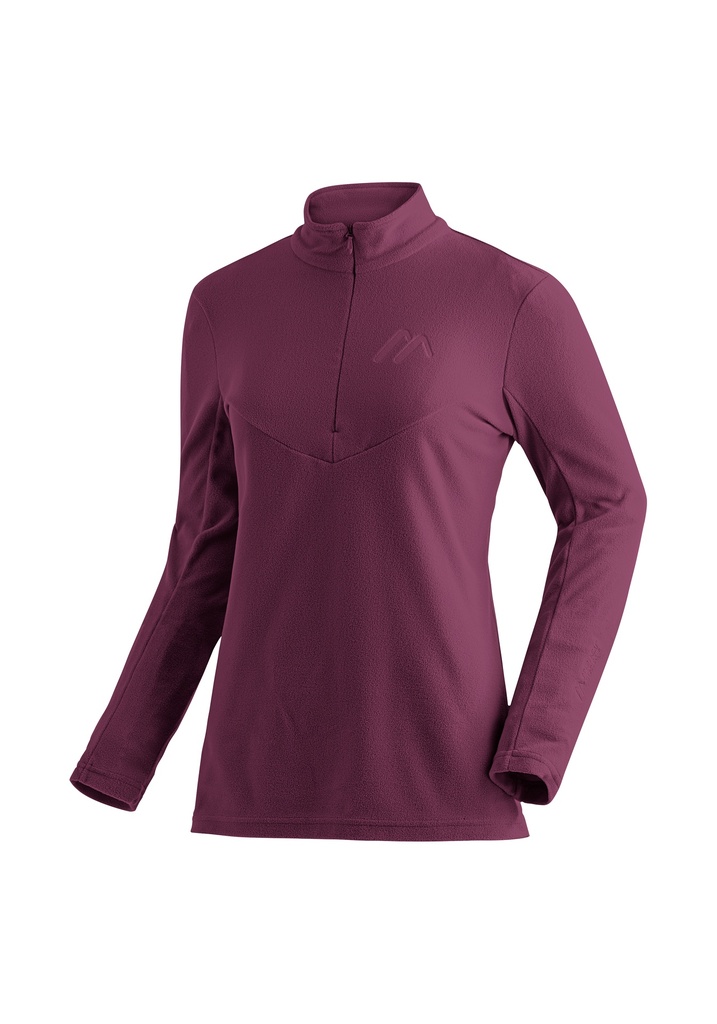women's sweatshirt Maier Sports DENISE HZ W cherry wine