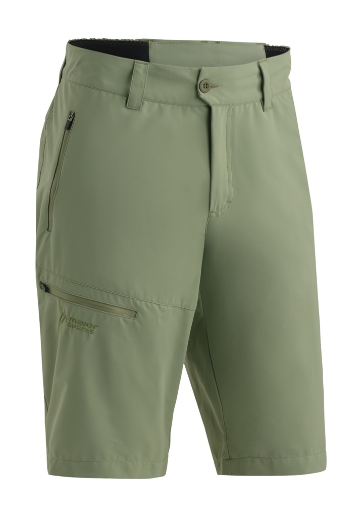 men's hiking shorts Maier Sports Nil Short Loop green pond