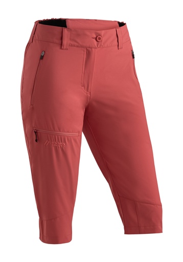 dámske šortky Maier Sports Lulaka Capri Loop red orcher