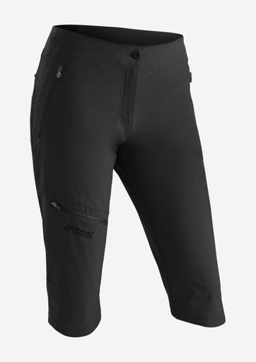 [3005411_10900] Damenshorts Maier Sports Inara slim Capri Vario black
