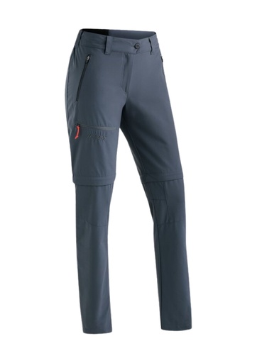 [3005415_10922] women's hiking pants Maier Sports Nata Zip Loop red orcher