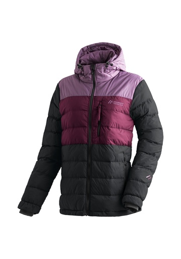 dámská bunda Maier Sports Lomnica W black/berry paint/cherry wine
