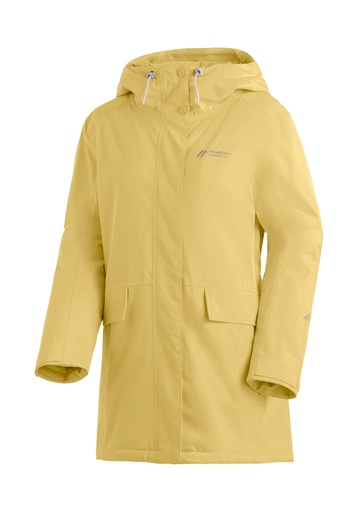 women's winter jacket Maier Sports Lisbon Coat yellow finch