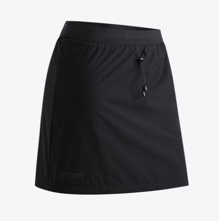 sukně Maier Sports RAINSKIRT WINTER black