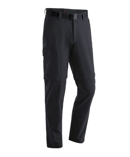 pánske nohavice Maier Sports Torid slim zip black