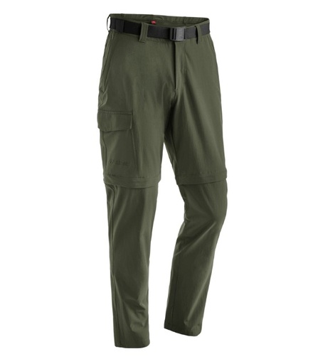 Herrenhosen Maier Sports Torid slim zip green goose