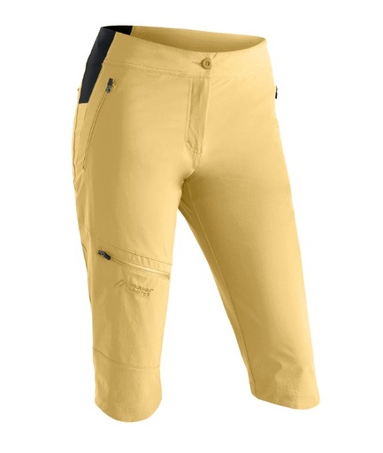 [3005411_20322] Damenshorts Maier Sports Inara slim Capri Vario yellow finch