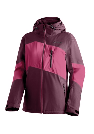 women's jacket Maier Sports AMIATA W rich soil/deep raspberry